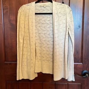 White L cardigan from Ann Taylor LOFT